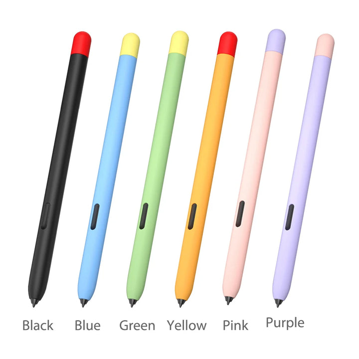 For Samsung Galaxy Tab S6 Lite/S7 Plus/S8 Pencil Case Protective Silicone Tablet Pen Stylus Touch Pen Sleeve Skin Cover Sleeve - SellerPool