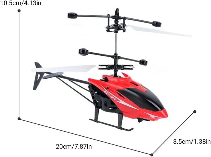 Rechargeable Mini RC Drone with Remote Control Safe Fall-resistant RC Helicopters Drone Children Toys - SellerPool