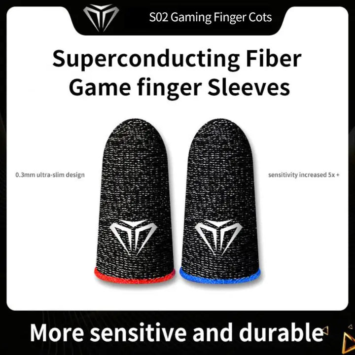 5 Pairs Gaming Finger Sleeve Breathable Fingertips For PUBG Mobile Games Touch Screen Finger Cots Cover Sensitive Mobile Touch - SellerPool