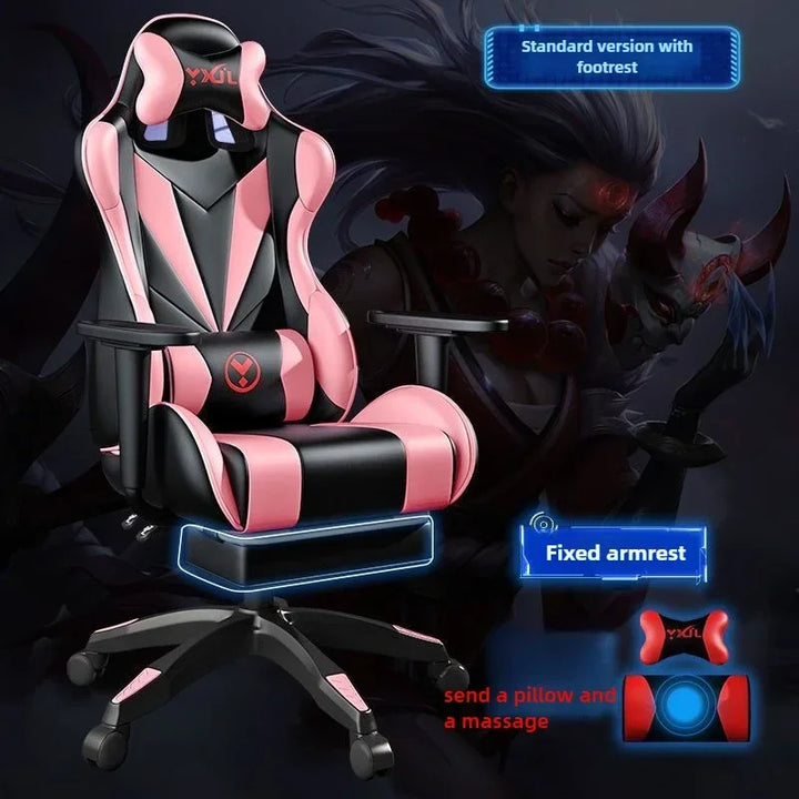 Gaming Backrest Internet Cafe Competitive Computer Home Office Chair Lifting Game Internet Seat Swivel Chair Office Furniture - SellerPool