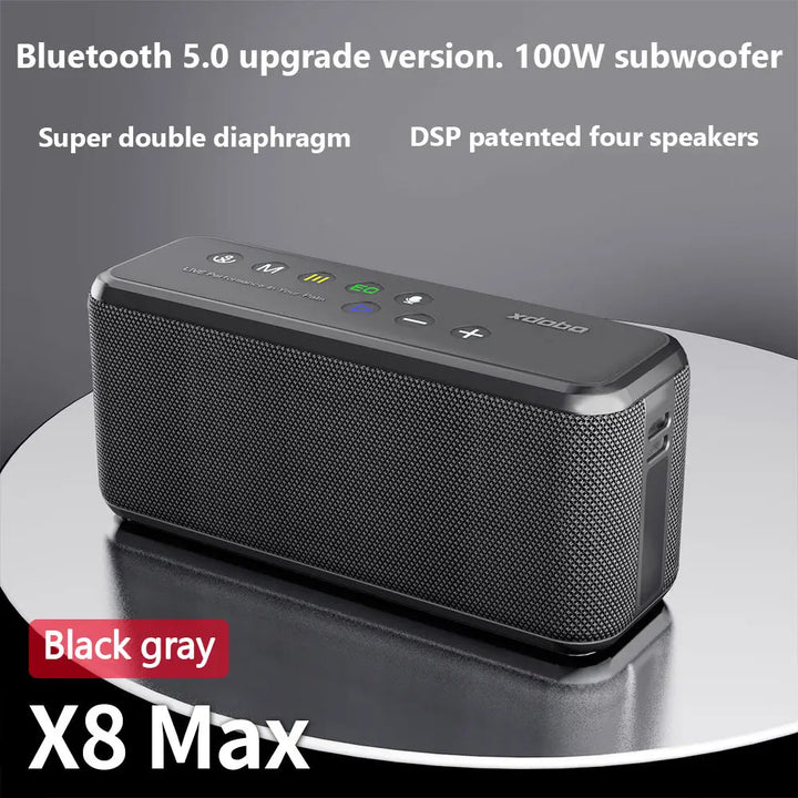 Xdobo X8 Max 100w High-power Black Wireless Bluetooth Speaker Voice Assistant - SellerPool