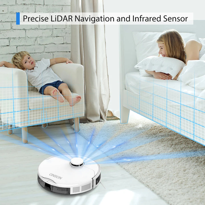 Automated Robot Vacuum Cleaner with Self-Emptying and Mopping Functions - SellerPool