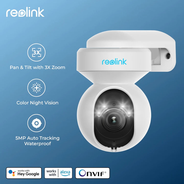 Reolink E Series 5mp Wifi Camera: Pan & Tilt, 3x Zoom, Ai Detection, Auto Tracking - SellerPool