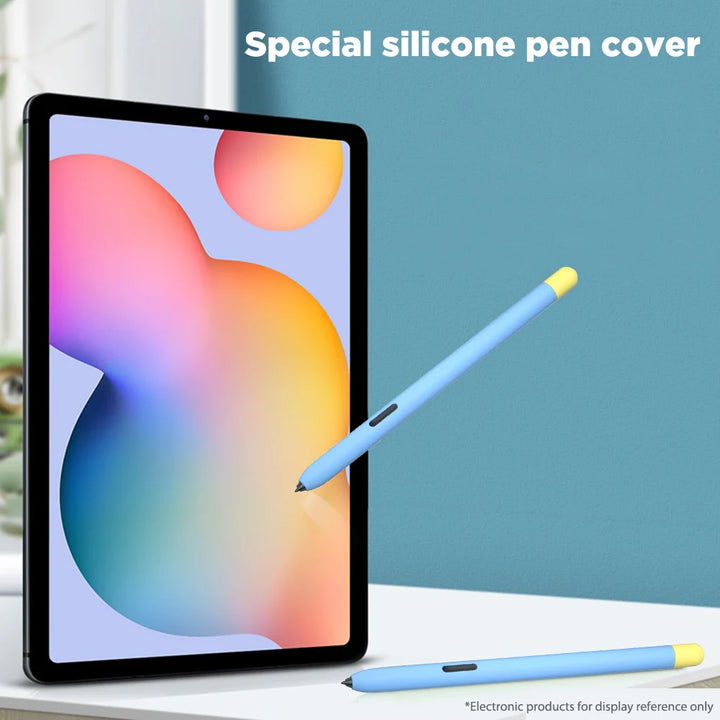 For Samsung Galaxy Tab S6 Lite/S7 Plus/S8 Pencil Case Protective Silicone Tablet Pen Stylus Touch Pen Sleeve Skin Cover Sleeve - SellerPool