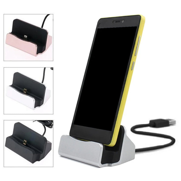 Type-C Fast Charging Dock Station Desktop USB C 3.1 Docking Charger with Cable for Huawei P9 Plus Smart Cell Phone - SellerPool