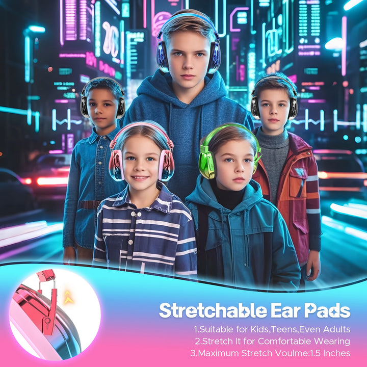 Fashionable Electroplated Earmuffs Kids Hearing protector Anti-noise Headphones For Autistic child Ear protection Christmas Gift - SellerPool