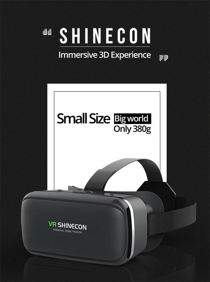 VR Shinecon 10.0 Helmet 3D Glasses Virtual Reality Casque For Smartphone Smart Phone Goggles Headset Viar Video Game Binoculars - SellerPool