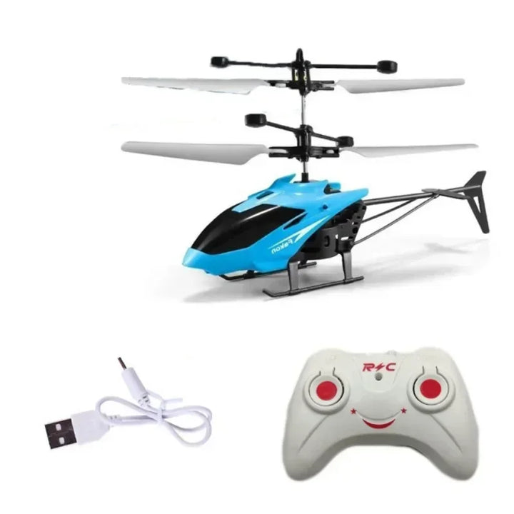 Rechargeable Mini RC Drone with Remote Control Safe Fall-resistant RC Helicopters Drone Children Toys - SellerPool