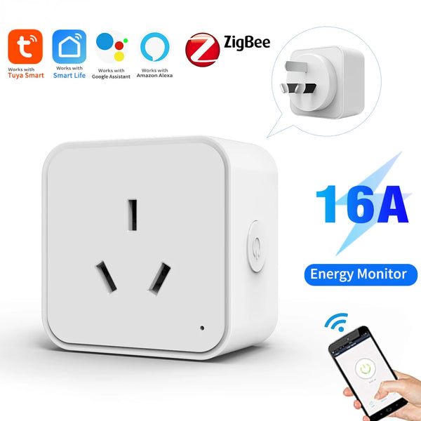 Tuya Zigbee Smart Socket Au Plug Smartlife App Wireless Remote Control - SellerPool