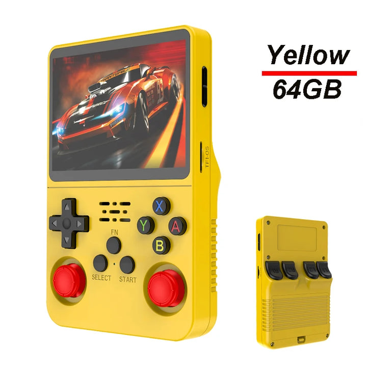 Handheld Game Player R36S Video Game Console 128G Classic Games for Kids Open Source Portable Game Machine Pocket Video Player - SellerPool