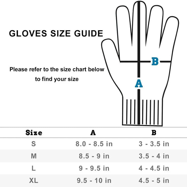 Grade 5 Cut Resistant Gloves Kitchen HPPE Scratch Resistant Glass Cutting Safety Protection for Gardeners - SellerPool