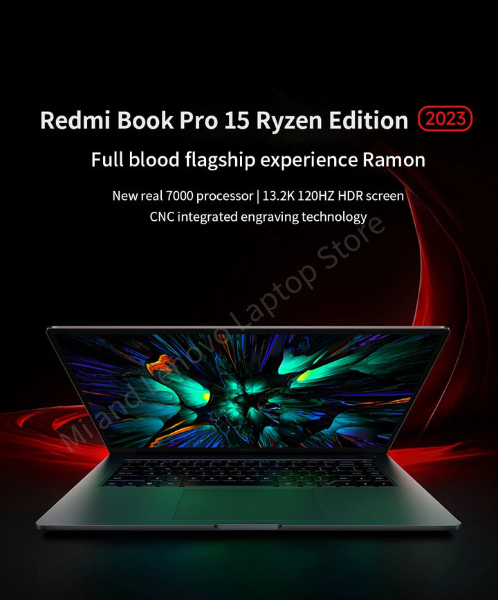 【Russia Stock】 Xiaomi RedmiBook Pro 15 2023 7640/7840HS 760M/780M 16/32+512G/1T 3.2K 120Hz 15.6'' Screen JYU4541CN/ JYU4540CN - SellerPool