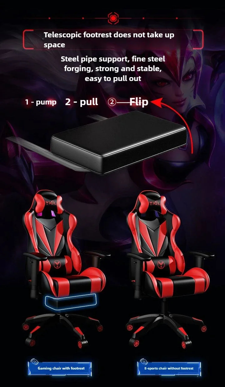 Gaming Backrest Internet Cafe Competitive Computer Home Office Chair Lifting Game Internet Seat Swivel Chair Office Furniture - SellerPool