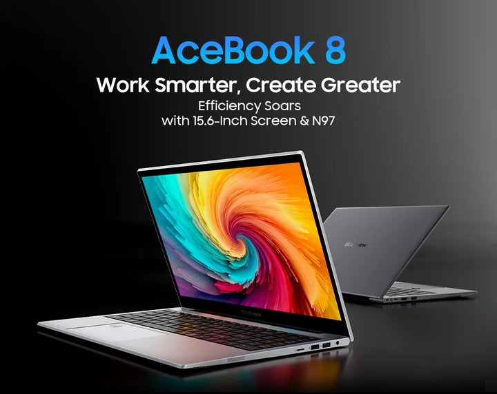 Blackview Acebook 8 Laptop 15.6'' Win 11 12th Gen Intel Core N97 processor 16GB DDR4 512GB SSD 5000mAh Battery with 36W Charge - SellerPool