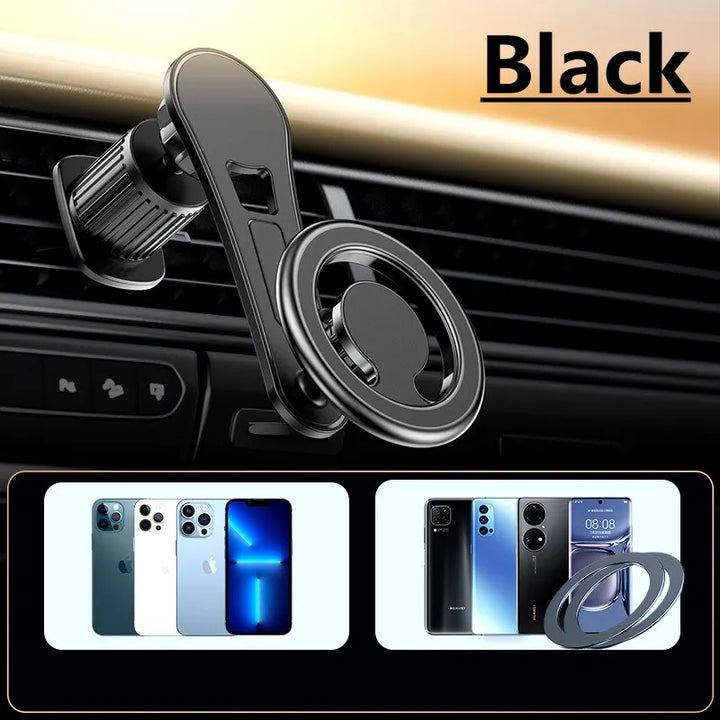 Magnetic Car Phone Holder Stand Magnet Cell Mobile Support Mount GPS Bracket in Car For Macsafe iPhone 15 14 13 Samsung Xiaomi - SellerPool