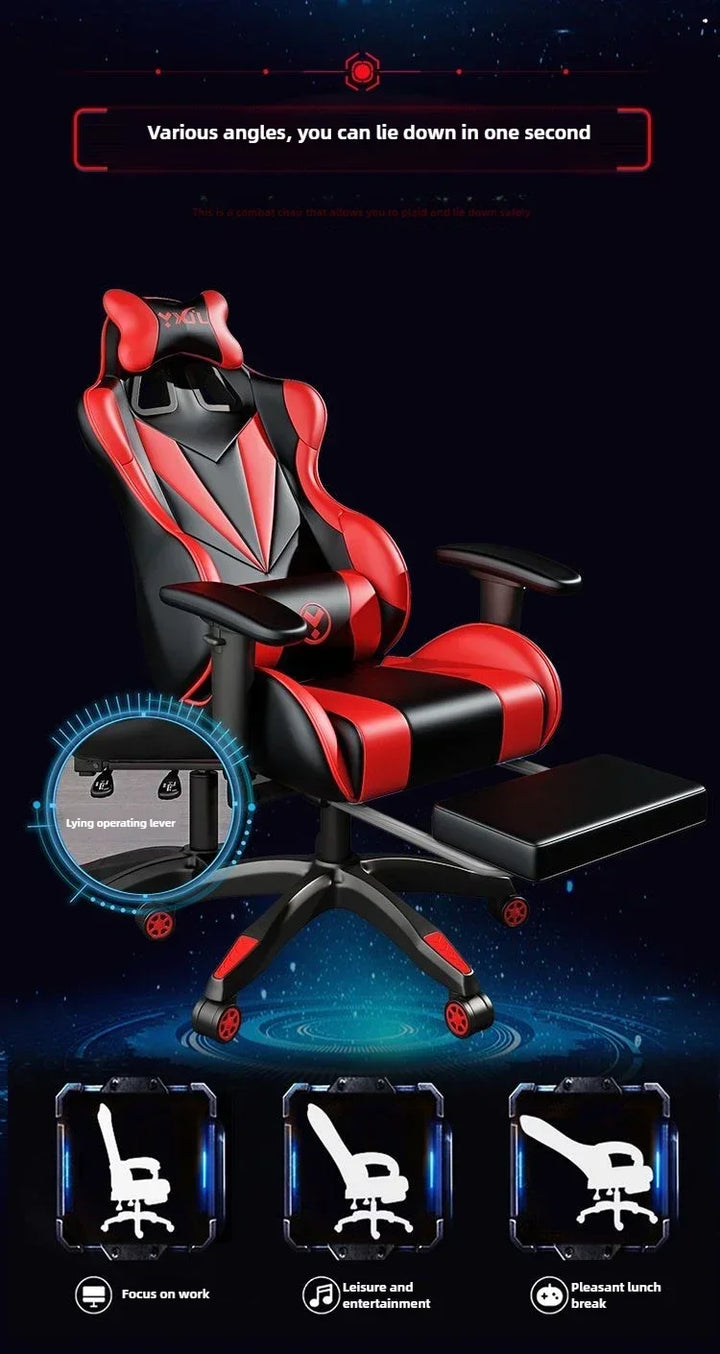 Gaming Backrest Internet Cafe Competitive Computer Home Office Chair Lifting Game Internet Seat Swivel Chair Office Furniture - SellerPool