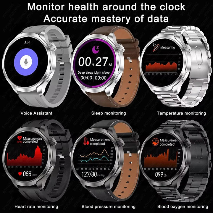 For HUAWEI Outdoor Sports Smart Watch Men 1.85" AMOLED Screen NFC GPS Compass Heart rate Waterproof Bluetooth Call SmartWatch - SellerPool