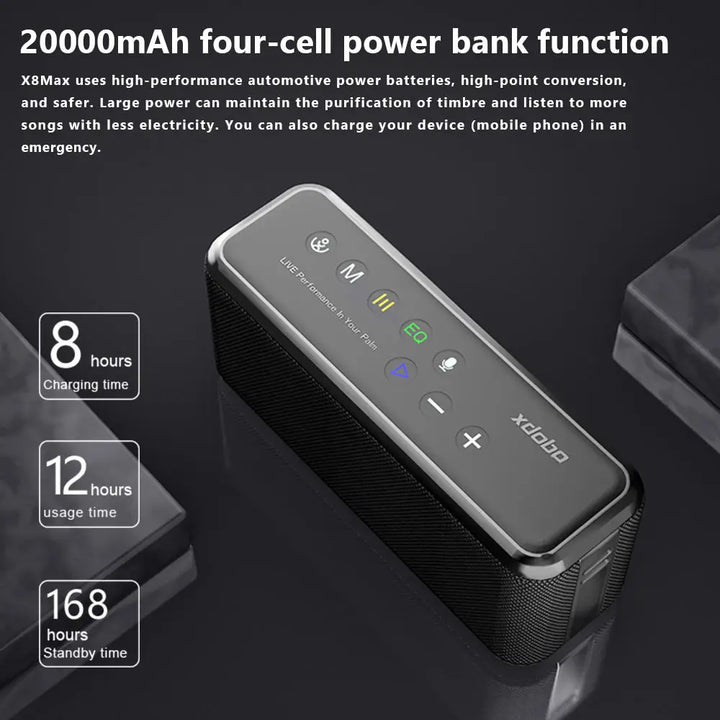 Xdobo X8 Max 100w High-power Black Wireless Bluetooth Speaker Voice Assistant - SellerPool