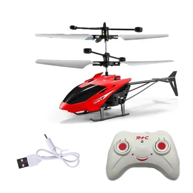 Rechargeable Mini RC Drone with Remote Control Safe Fall-resistant RC Helicopters Drone Children Toys - SellerPool