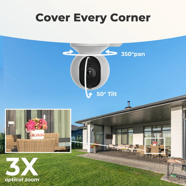 Reolink E Series 5mp Wifi Camera: Pan & Tilt, 3x Zoom, Ai Detection, Auto Tracking - SellerPool