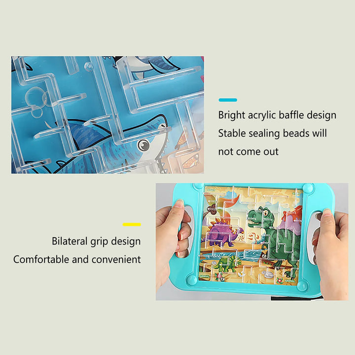 3D Maze Ball Kids Balance Gravity Memory Sequential Puzzle Montessori Early Education Gifts For Baby educational toys Game Gifts - SellerPool