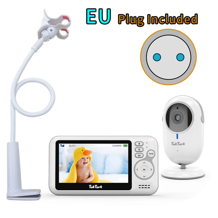 4.3 Inch Video Baby Monitor With Digital Zoom Surveillance Camera Auto Night Vision Two Way Intercom Babysitter Security Nanny - SellerPool