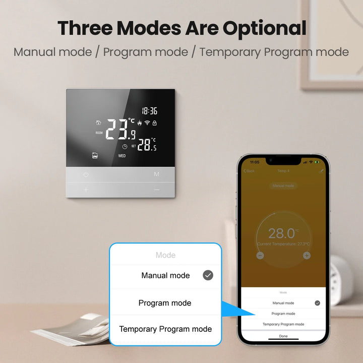 Miucda Tuya Wifi Smart Thermostat – Remote Control, Works With Alexa & Google Home - SellerPool