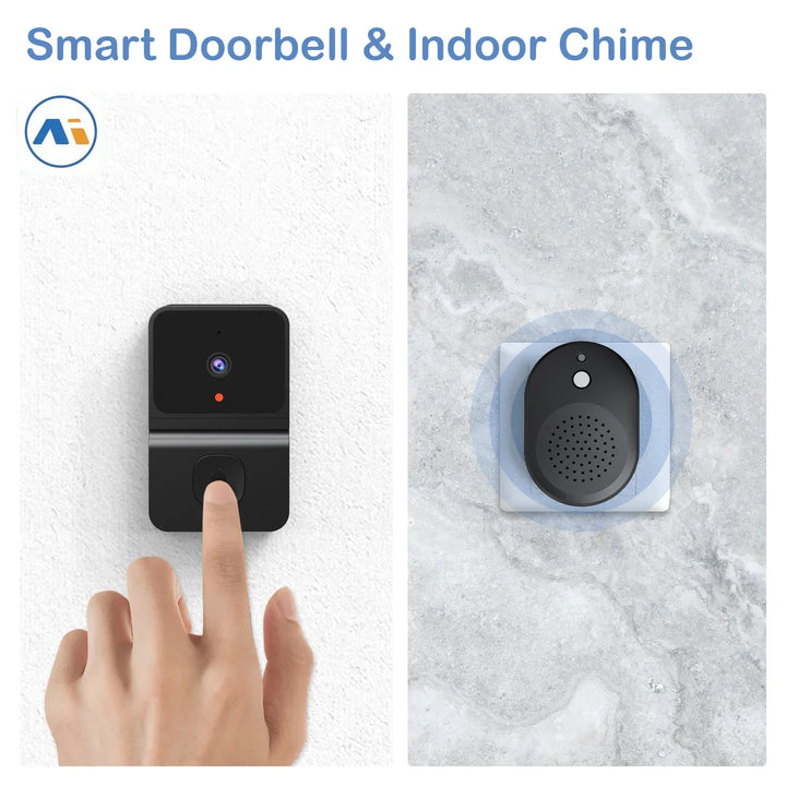 Wireless Wifi Doorbell With Hd Camera, Night Vision, Video Intercom, Voice Changer - SellerPool