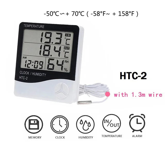 Digital Humidity Sensor & Thermometer: Accurate Temperature & Humidity Monitor for Home - SellerPool