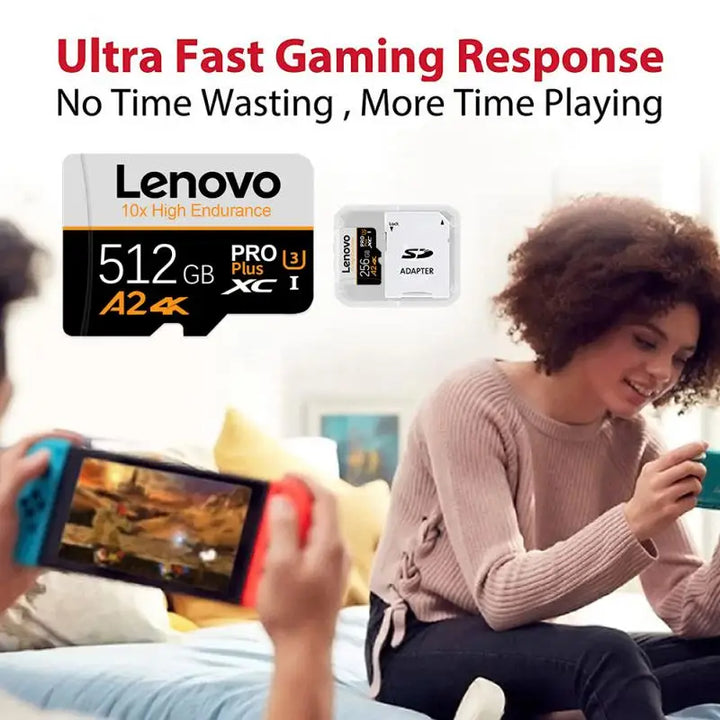 Lenovo 2TB SD Memory Card 1TB 512GB 256GB A2 U3 Micro TF SD Card 128GB 64GB High Speed MLC TF Card For Nintendo Switch Games - SellerPool