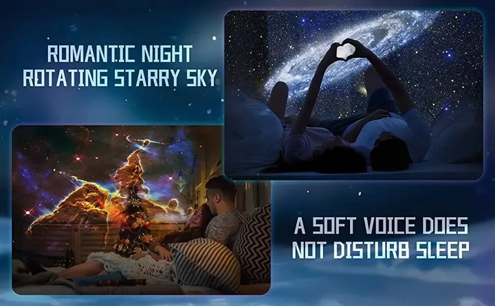 Night Light Galaxy Projector Starry Sky Projector 360° Rotate Planetarium Lamp For Kids Bedroom Valentines Day Gift Wedding Dec - SellerPool