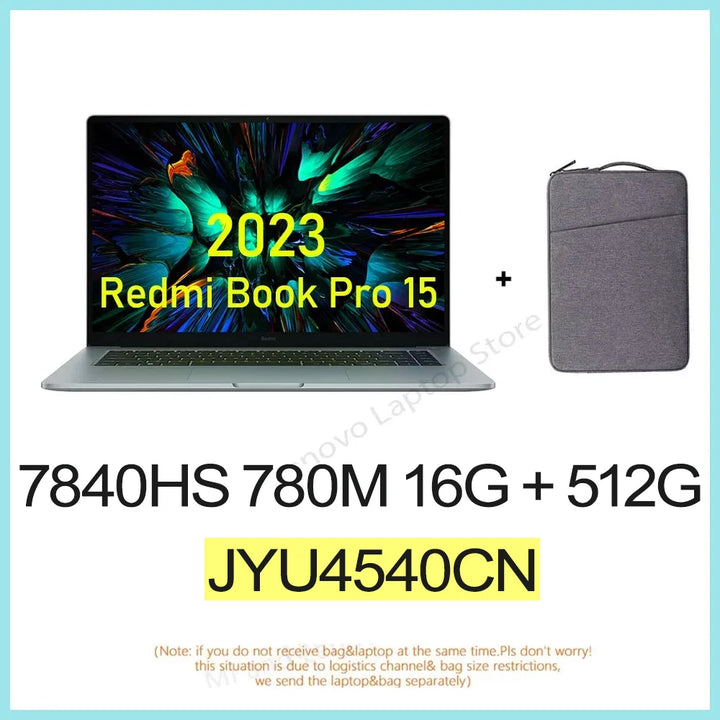 【Russia Stock】 Xiaomi RedmiBook Pro 15 2023 7640/7840HS 760M/780M 16/32+512G/1T 3.2K 120Hz 15.6'' Screen JYU4541CN/ JYU4540CN - SellerPool