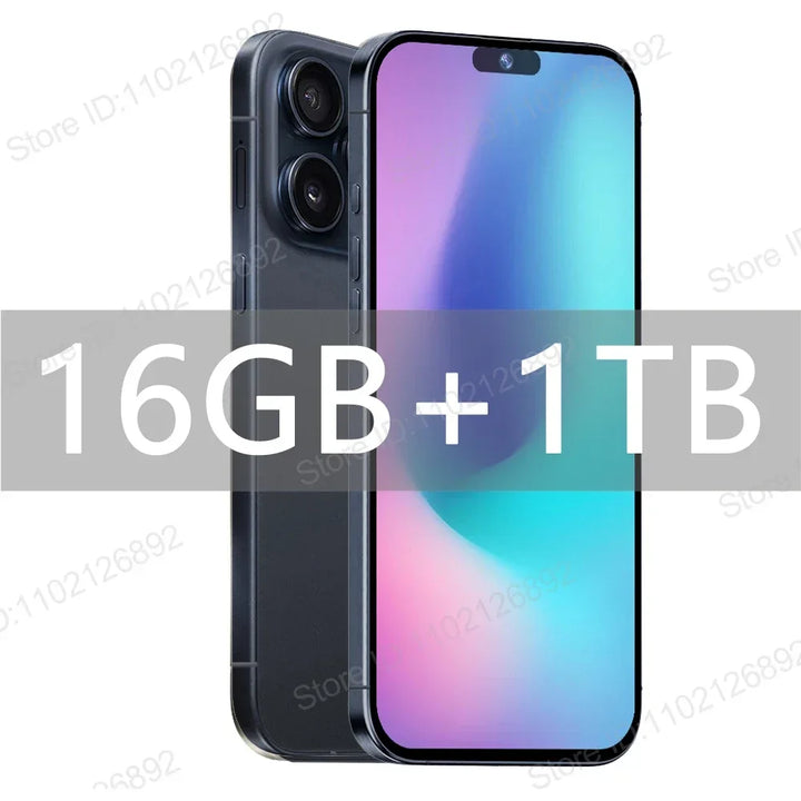 Brand New Original 16GB+1TB For Smartphone 6.8 inch XS16 Pro Full Screen 4G 5G Cell Phone 6800mAh Mobile Phones Global Version - SellerPool