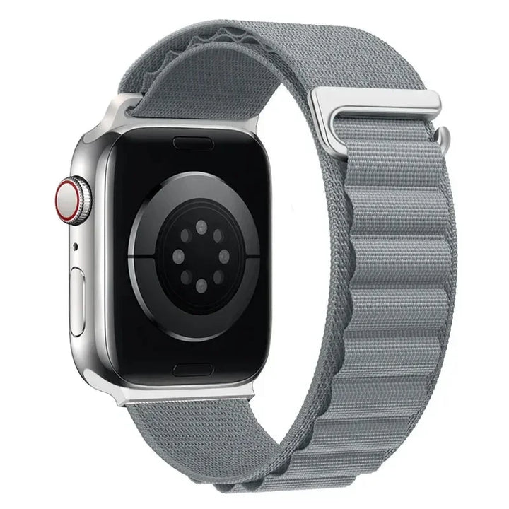 Alpine Loop Strap for Apple Watch Ultra Band 49mm 45mm 44mm 42mm 41mm 40mm Metal C-Hook Bracelets iwatch SE serie 9 8 7 6 5 4 10 - SellerPool