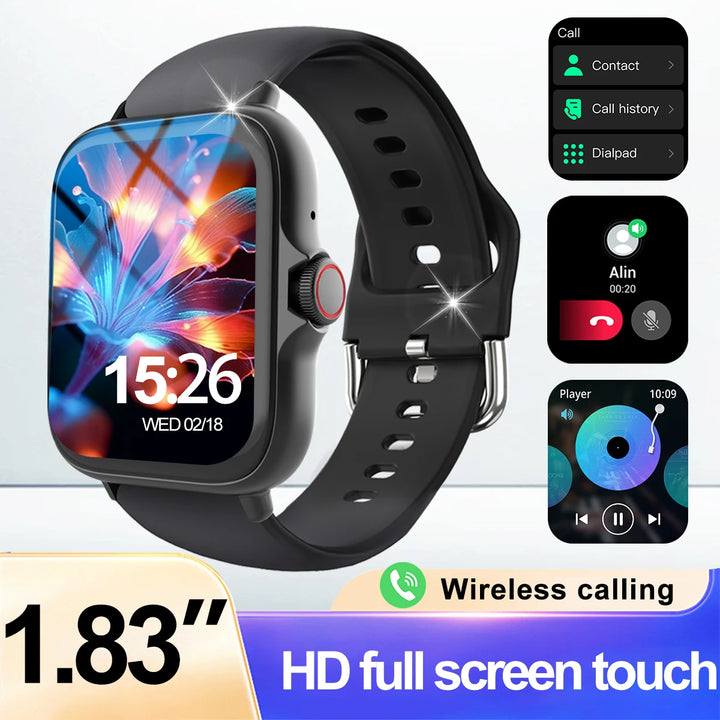 Smart watch with multiple sports modes, can make and receive calls, message reminders, compatible with Android and iPhone - SellerPool