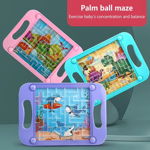 3D Maze Ball Kids Balance Gravity Memory Sequential Puzzle Montessori Early Education Gifts For Baby educational toys Game Gifts - SellerPool