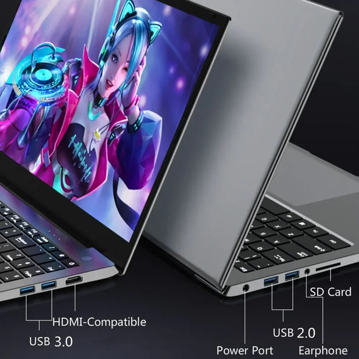 15.6 Inch Gaming Laptop Intel i7 1360P NVIDIA MX550 2G i9 10880H IPS Fingerprint Office Ultrabook Slim Notebook Windows 11 WiFi - SellerPool