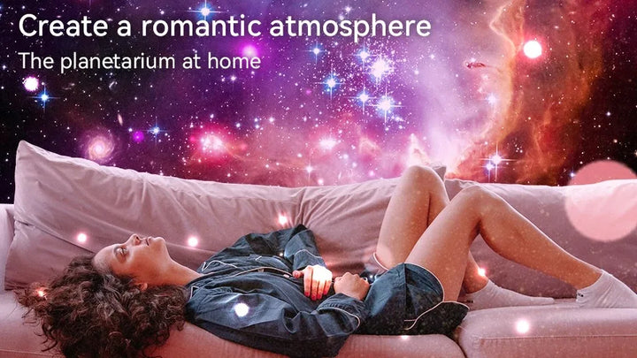 Night Light Galaxy Projector Starry Sky Projector 360° Rotate Planetarium Lamp For Kids Bedroom Valentines Day Gift Wedding Dec - SellerPool