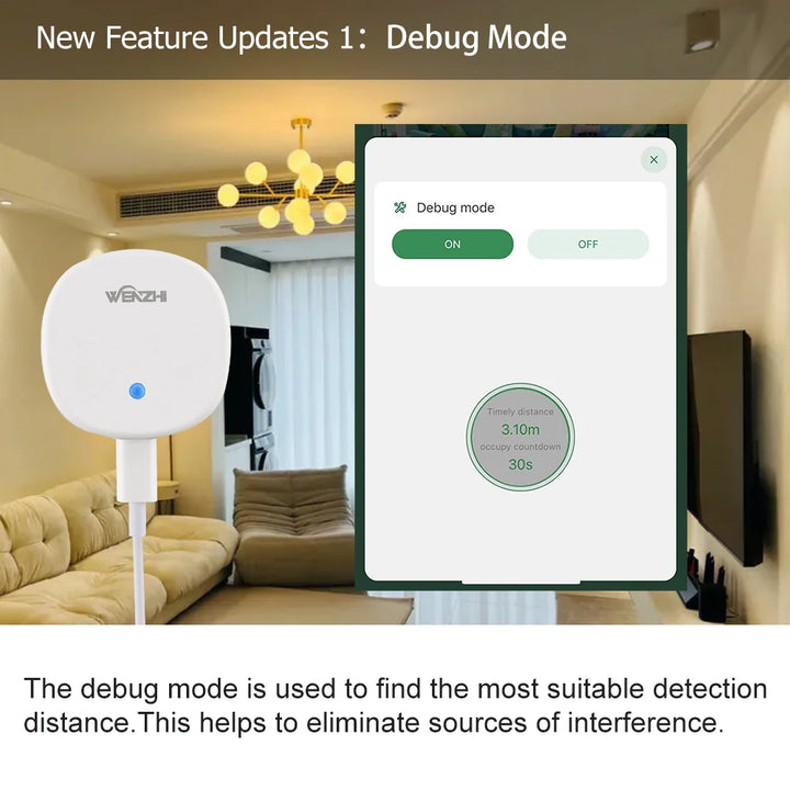 Zigbee/wifi Mmwave Human Presence Sensor: Radar Motion Detection & Illuminance for Smart Home - SellerPool