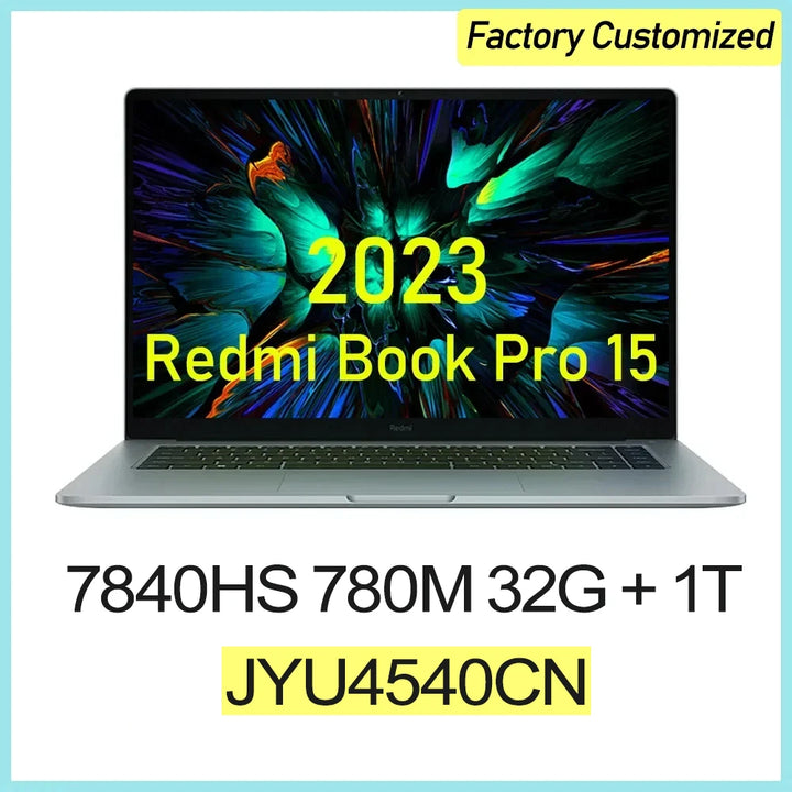 【Russia Stock】 Xiaomi RedmiBook Pro 15 2023 7640/7840HS 760M/780M 16/32+512G/1T 3.2K 120Hz 15.6'' Screen JYU4541CN/ JYU4540CN - SellerPool