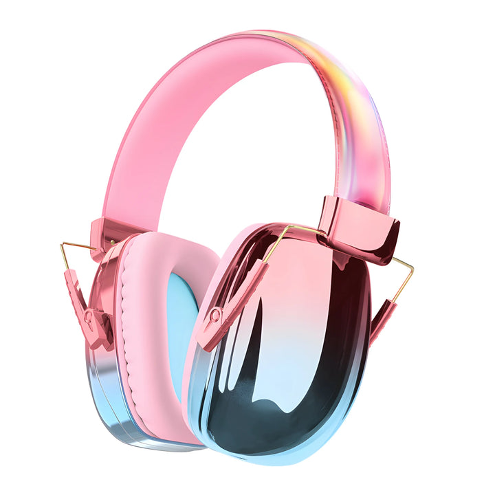 Fashionable Electroplated Earmuffs Kids Hearing protector Anti-noise Headphones For Autistic child Ear protection Christmas Gift - SellerPool