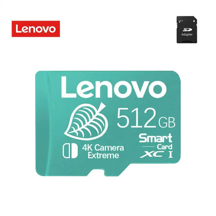 Lenovo Class10 Micro TF SD Card 2TB 1TB Memory Card High Speed SD Card 512GB For Nintendo Switch Games Ps4 Ps5 Laptop Steam Deck - SellerPool