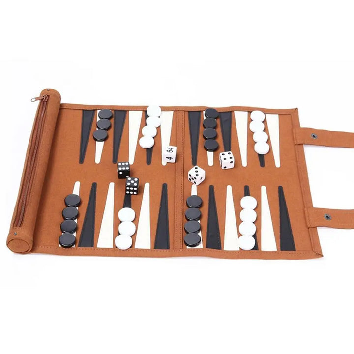 Backgammon Board Game Ourdoor Backgammon Sets For Adults Leather Board Games For Adults Board Games Logical Thinking Traditional - SellerPool