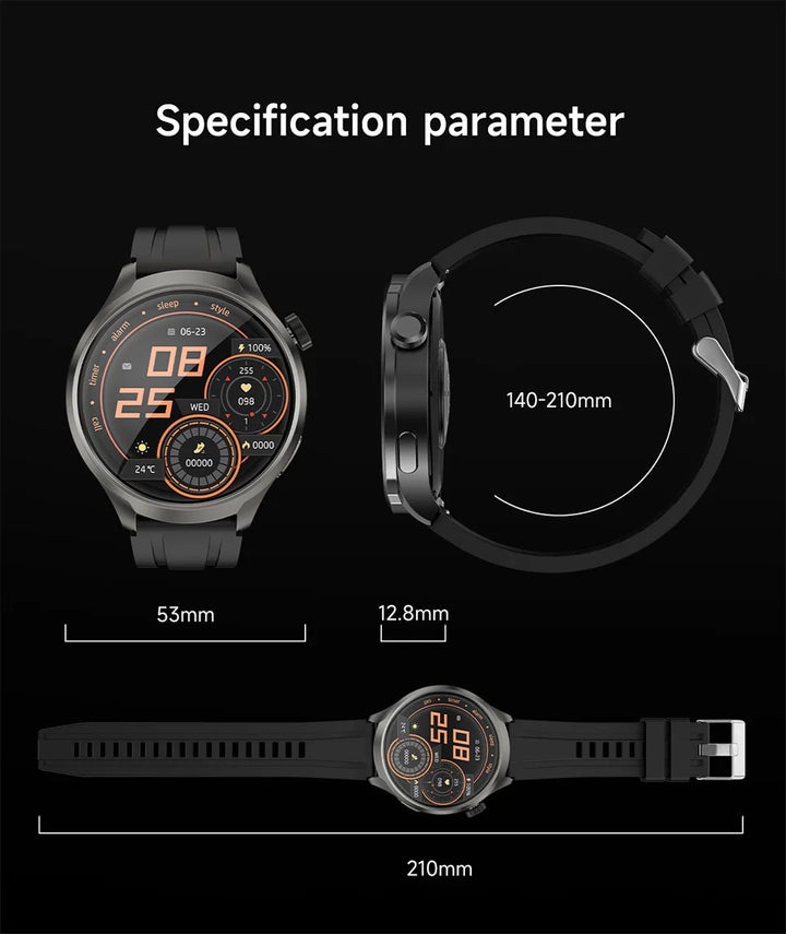 For HUAWEI Outdoor Sports Smart Watch Men 1.85" AMOLED Screen NFC GPS Compass Heart rate Waterproof Bluetooth Call SmartWatch - SellerPool