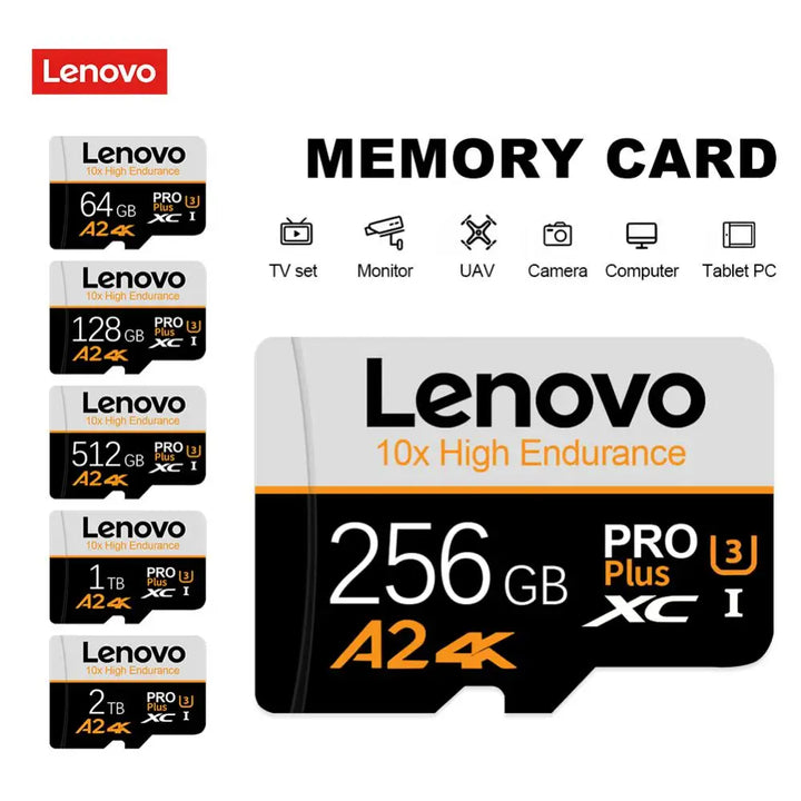 Lenovo 2TB SD Memory Card 1TB 512GB 256GB A2 U3 Micro TF SD Card 128GB 64GB High Speed MLC TF Card For Nintendo Switch Games - SellerPool