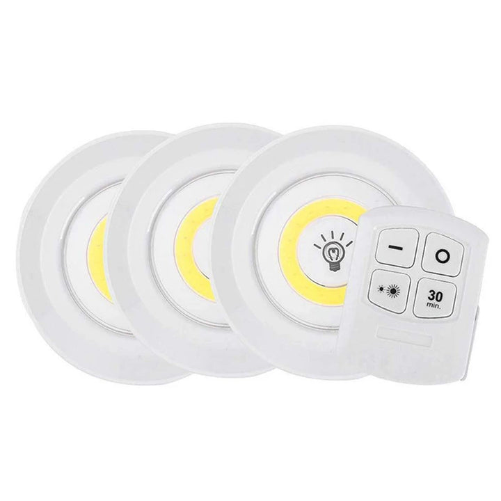 Wireless Dimmable Cabinet Light With Remote & Timer – Ideal for Kitchen - SellerPool